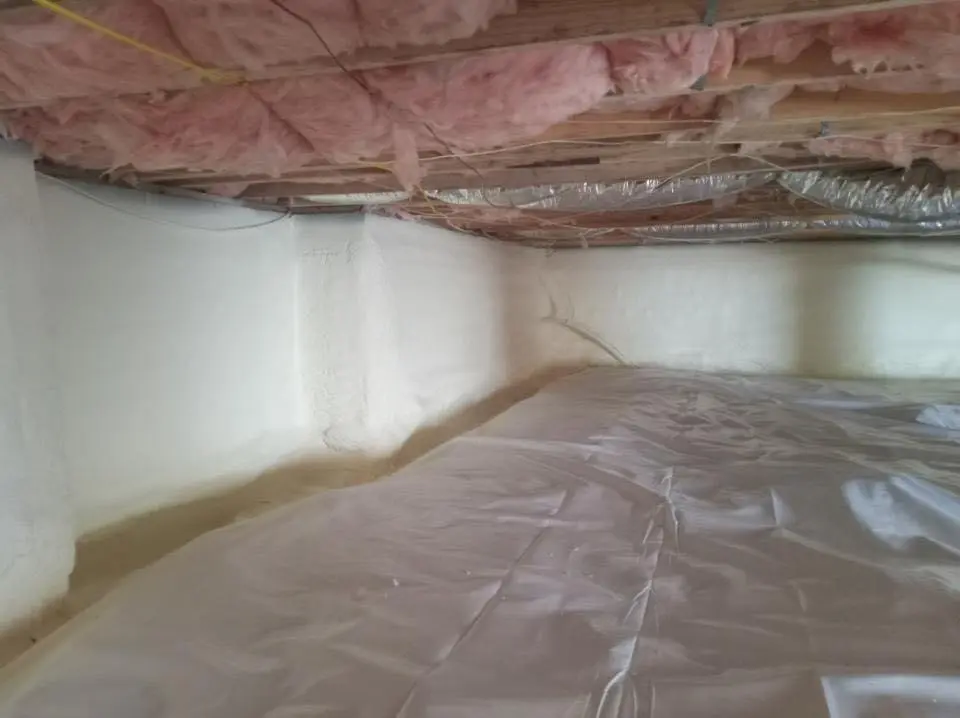 Crawl space encapsulation with closed-cell spray foam for Roof Waterproofing in Kula